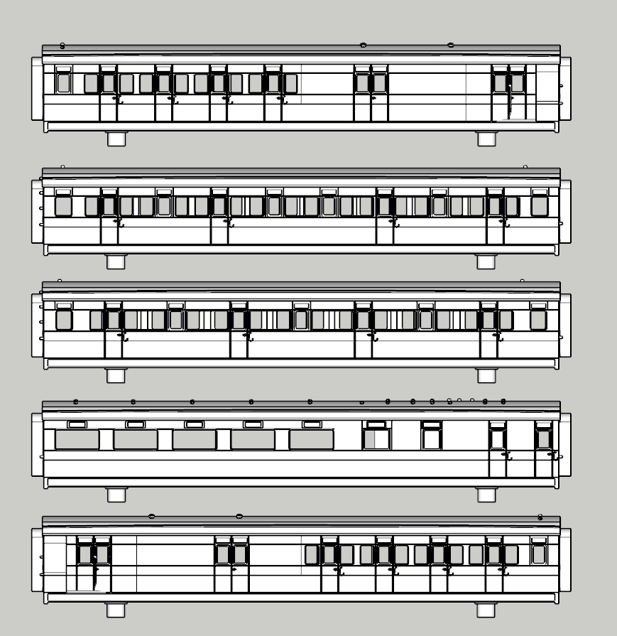 (image for) LSWR Ironclad Dining Set 5 Coach Bundle